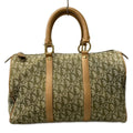 Dior Handbag Trotter Light Green Ivory Beige Mini Boston Leather