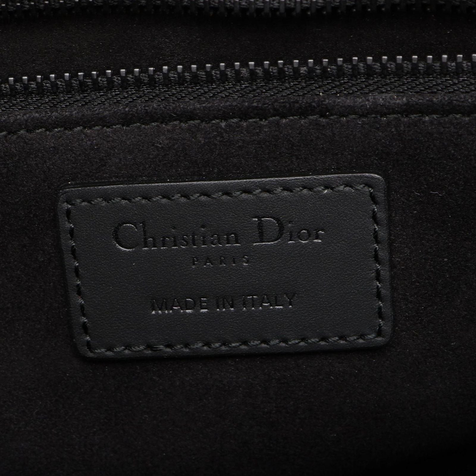 Dior Handbag Lady Dior Large Cannage Matte 2-Way Black Leather Lady Dior Tote