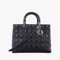 Dior Lady Black Lambskin Handbag