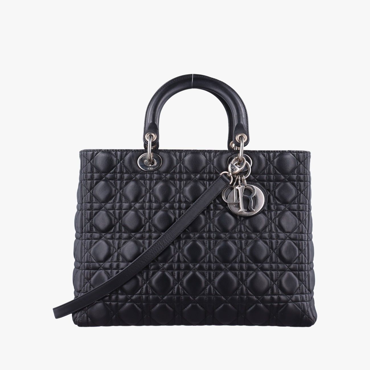 Dior Lady Black Lambskin Handbag