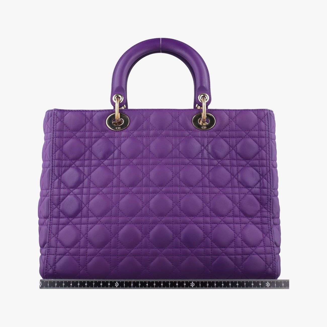 Dior Lady Purple Lambskin Handbag