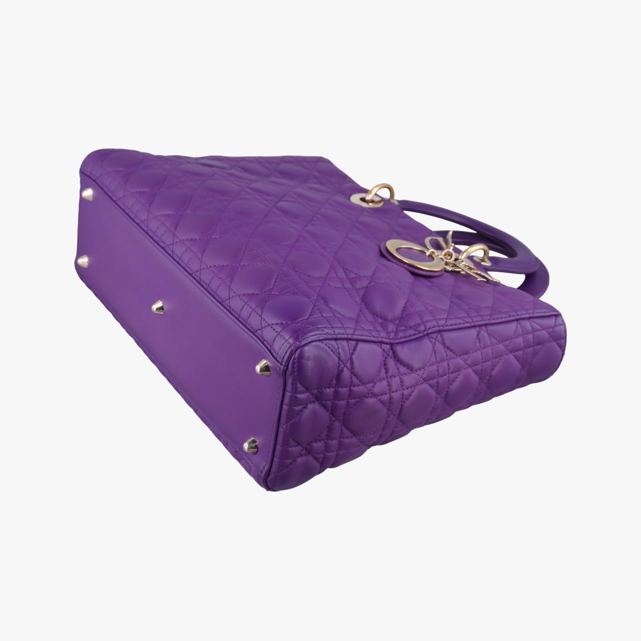 Dior Lady Purple Lambskin Handbag