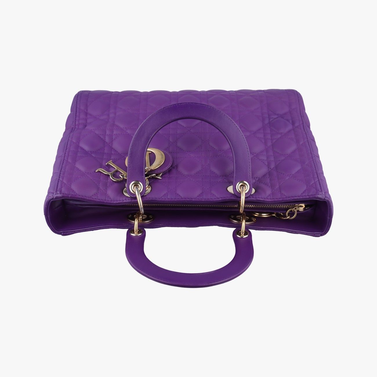 Dior Lady Purple Lambskin Handbag