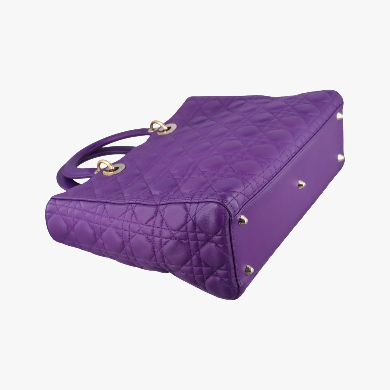 Dior Lady Purple Lambskin Handbag
