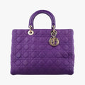 Dior Lady Purple Lambskin Handbag