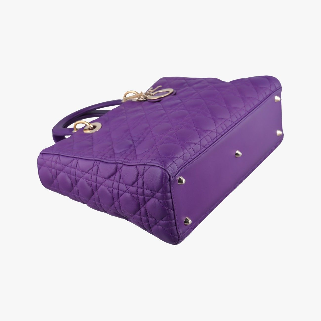 Dior Lady Purple Lambskin Handbag