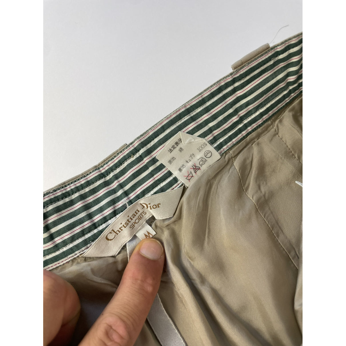 Dior Beige Cotton Trouser