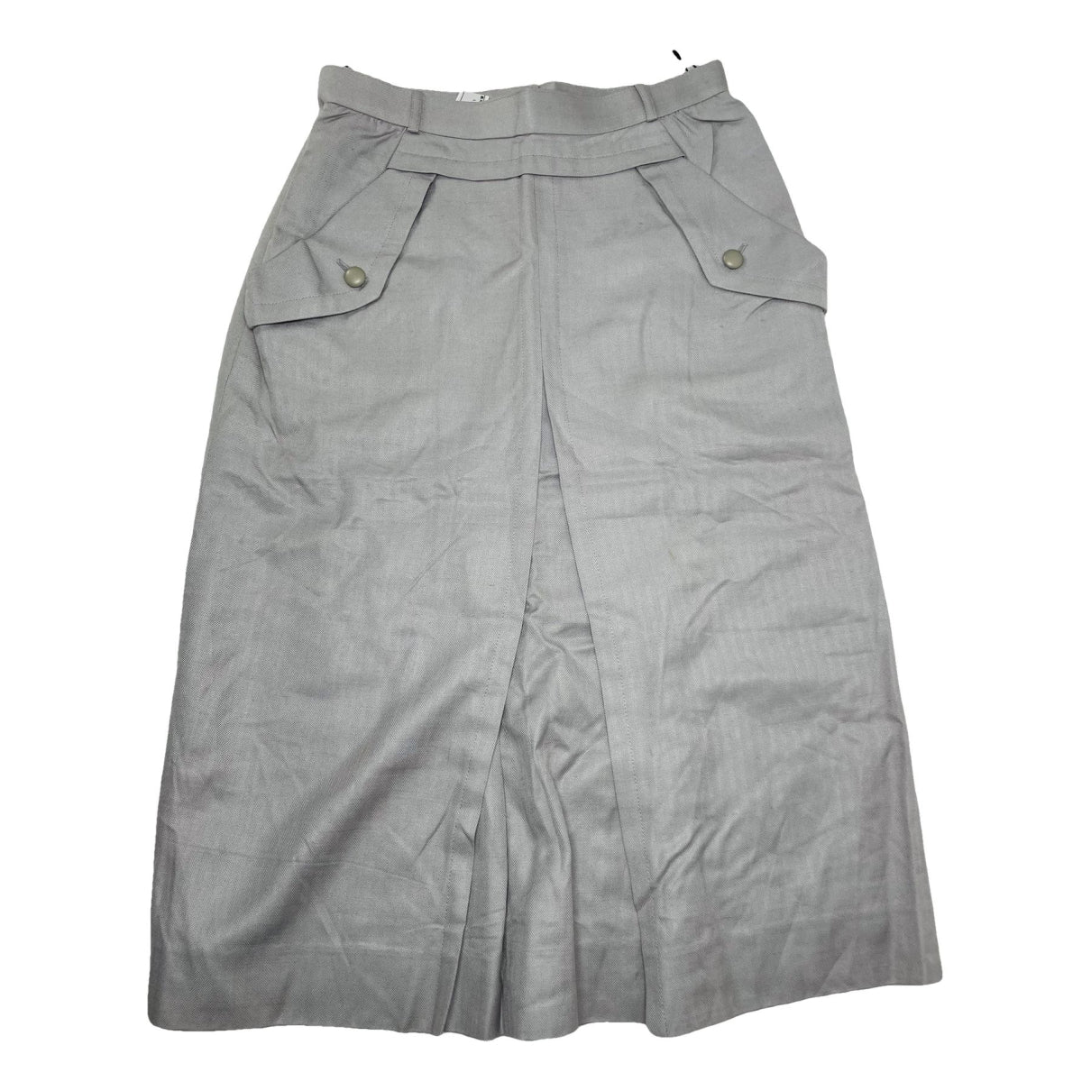 Dior Silver Cotton Skirt