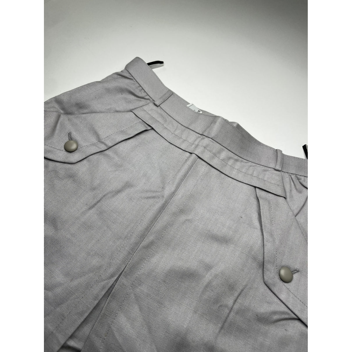 Dior Silver Cotton Skirt