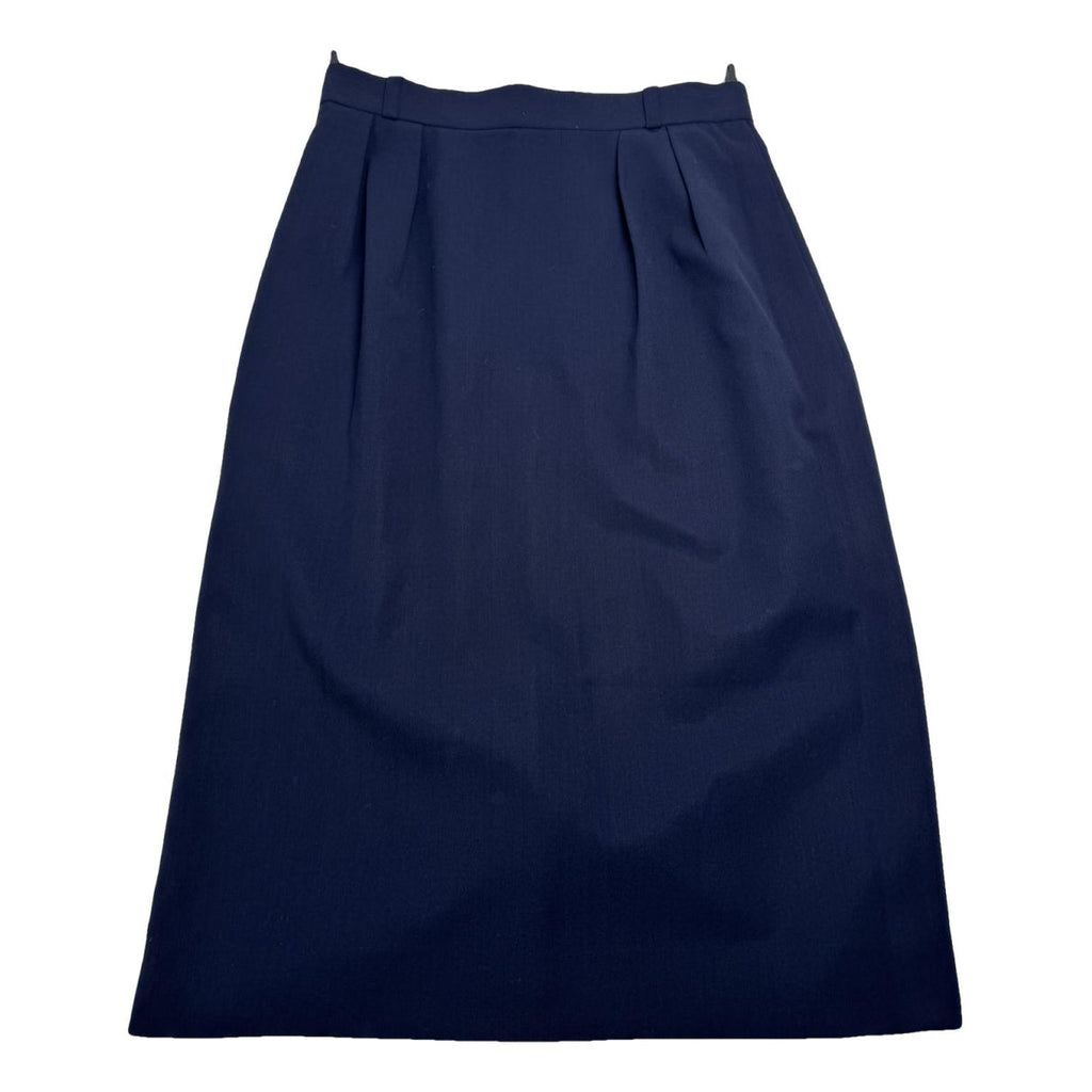 Dior Navy Wool Skirt