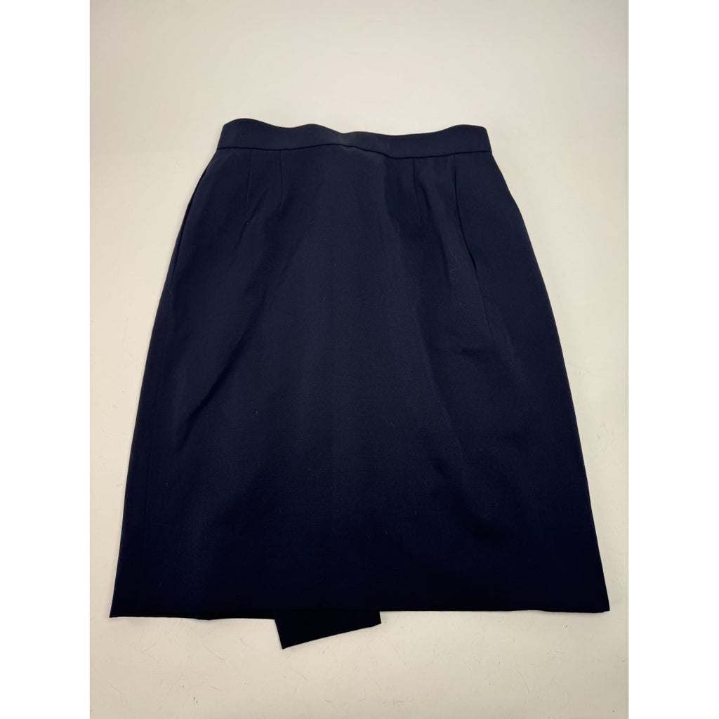 Dior Navy Wool Skirt