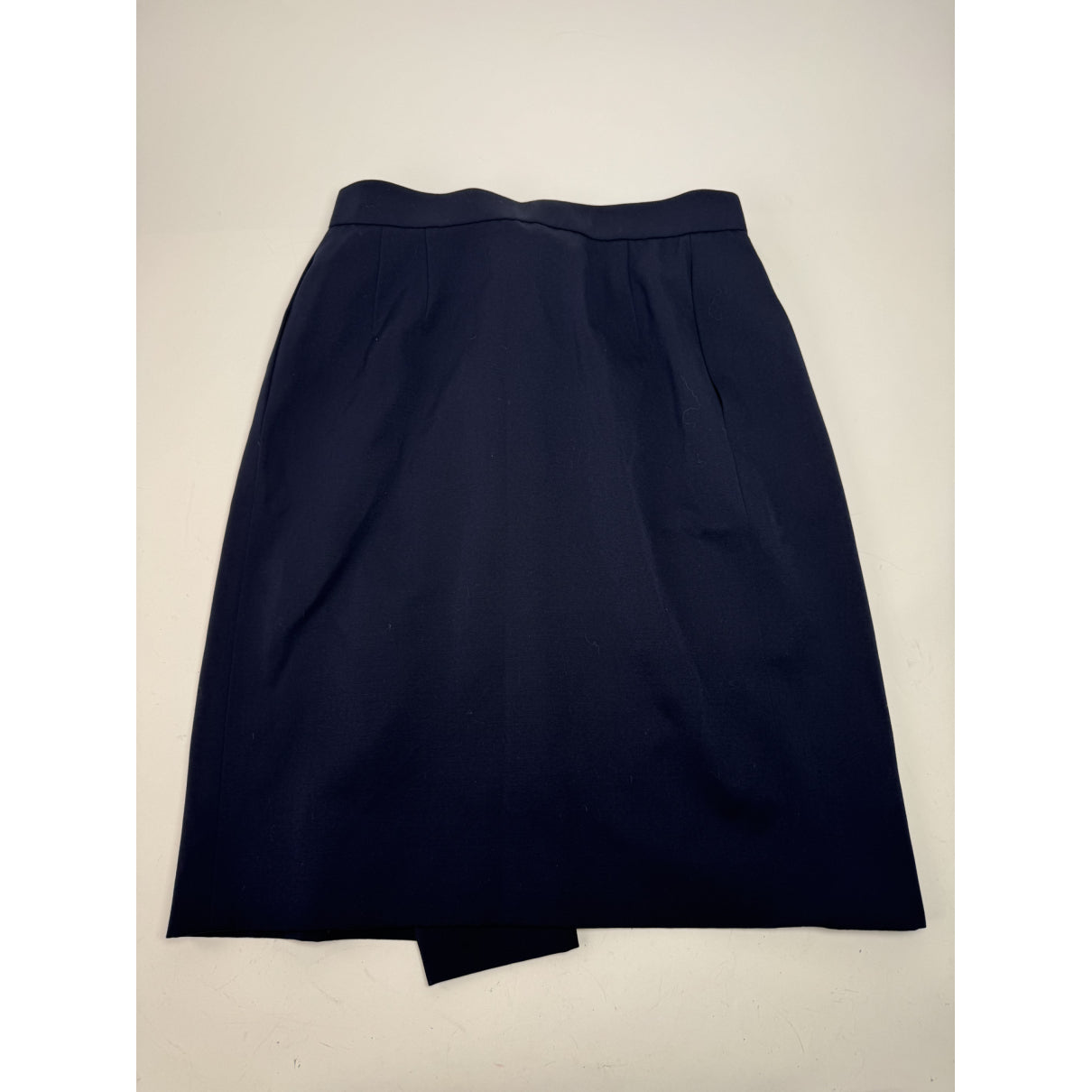 Dior Navy Wool Skirt