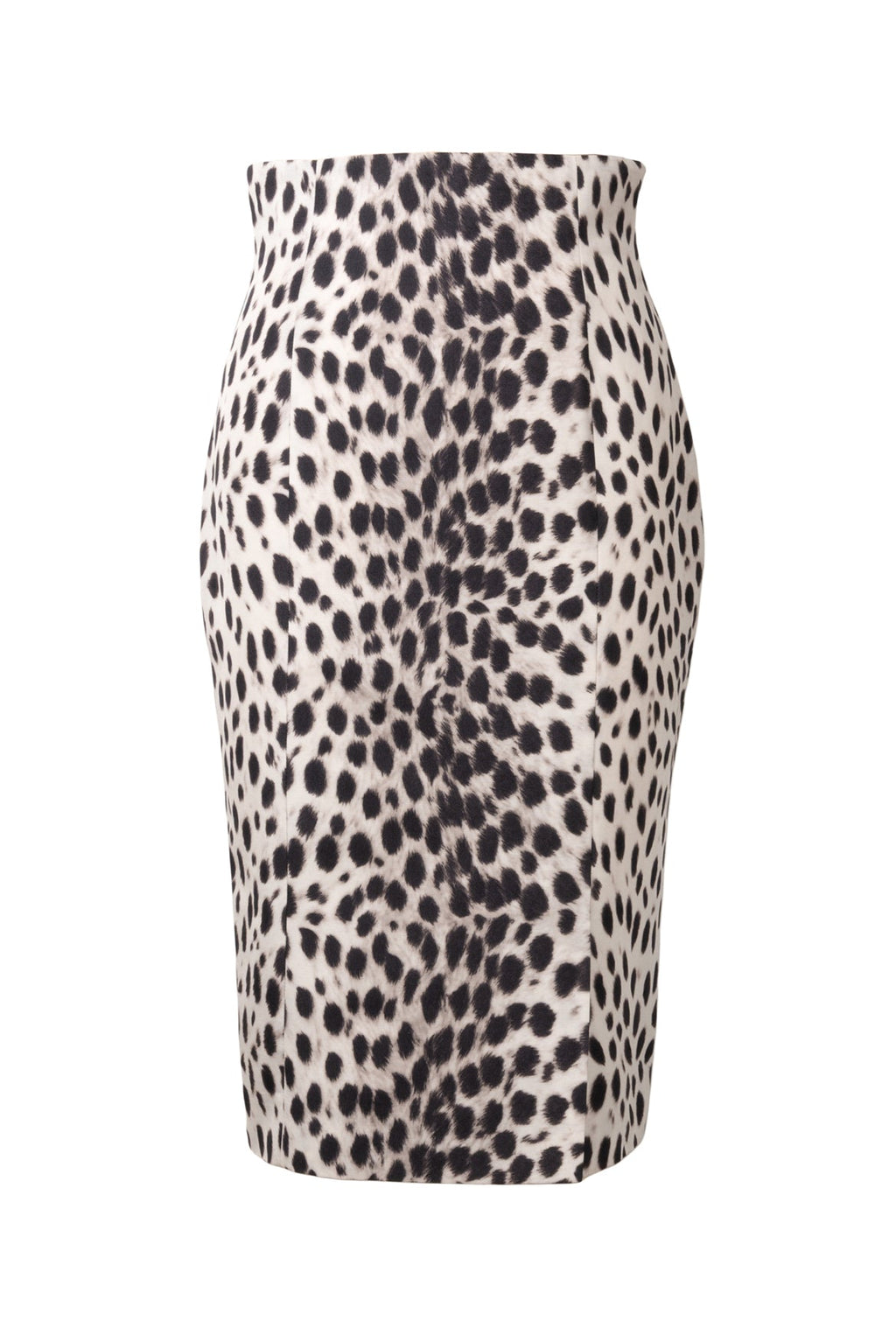 Dior Size 4 Leopard Print Midi Skirt