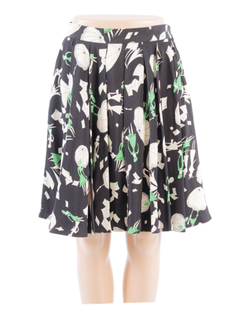 CHRISTIAN DIOR SILK MINI SKIRT