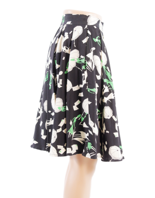 CHRISTIAN DIOR SILK MINI SKIRT