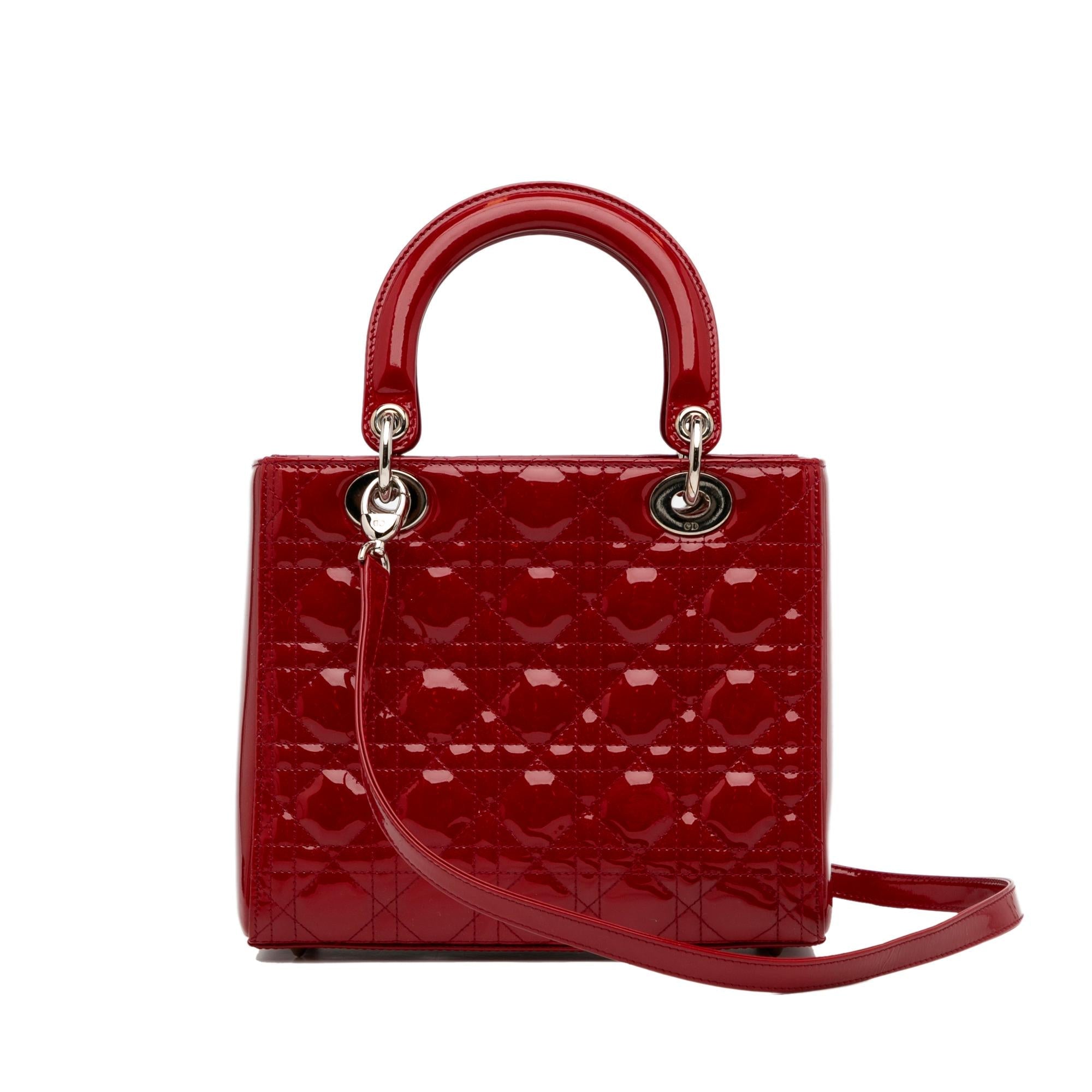 Dior Lady Dior Leather Mini Handbag