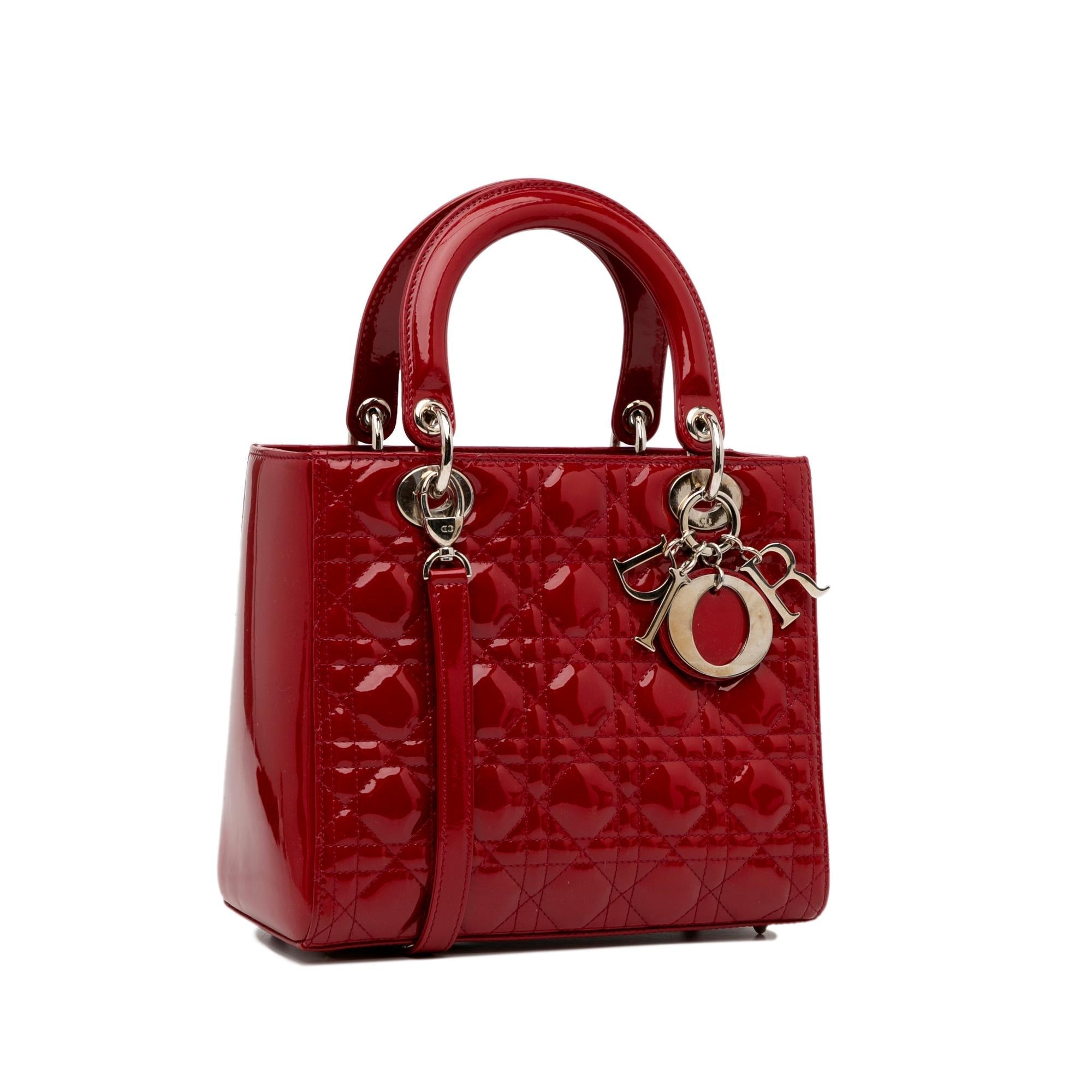 Dior Lady Dior Leather Mini Handbag
