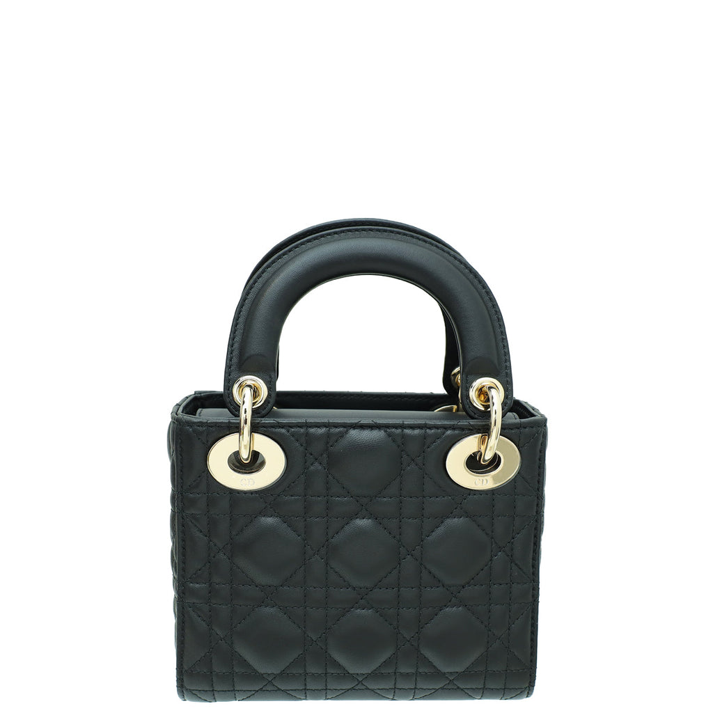 Dior Lady Dior Leather Handbag Style 35