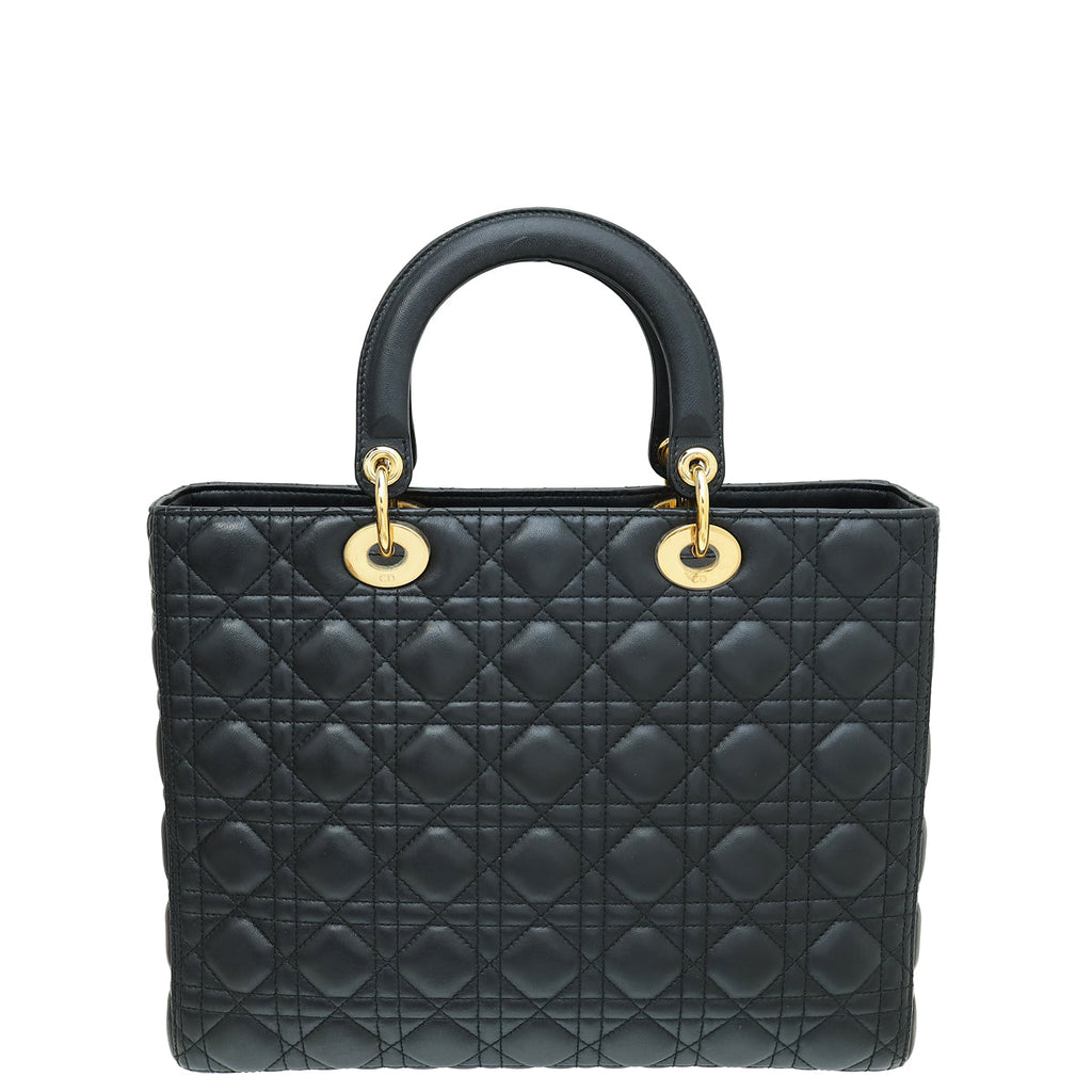 Dior Lady Dior Leather Handbag Style 32