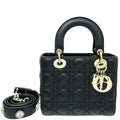 Dior Lady Dior Leather Handbag Style 37