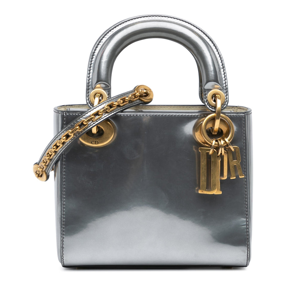 Dior Lady Dior Chain Leather Handbag