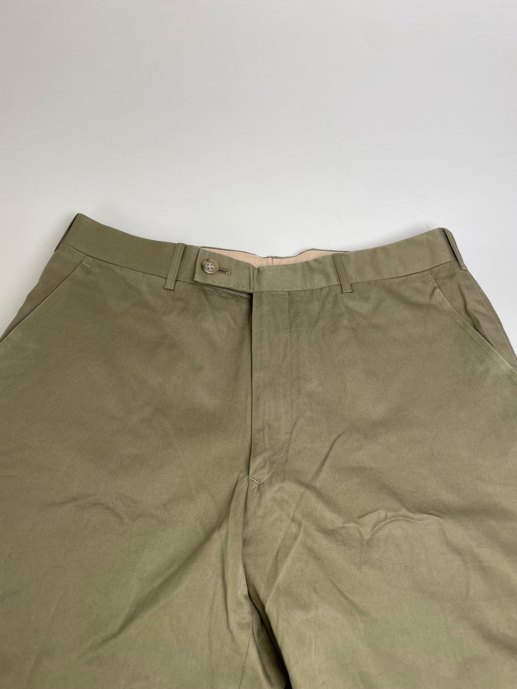 Vintage Dior Cotton Trousers Olive Green M