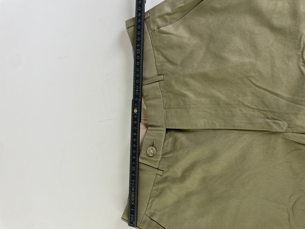 Vintage Dior Cotton Trousers Olive Green M