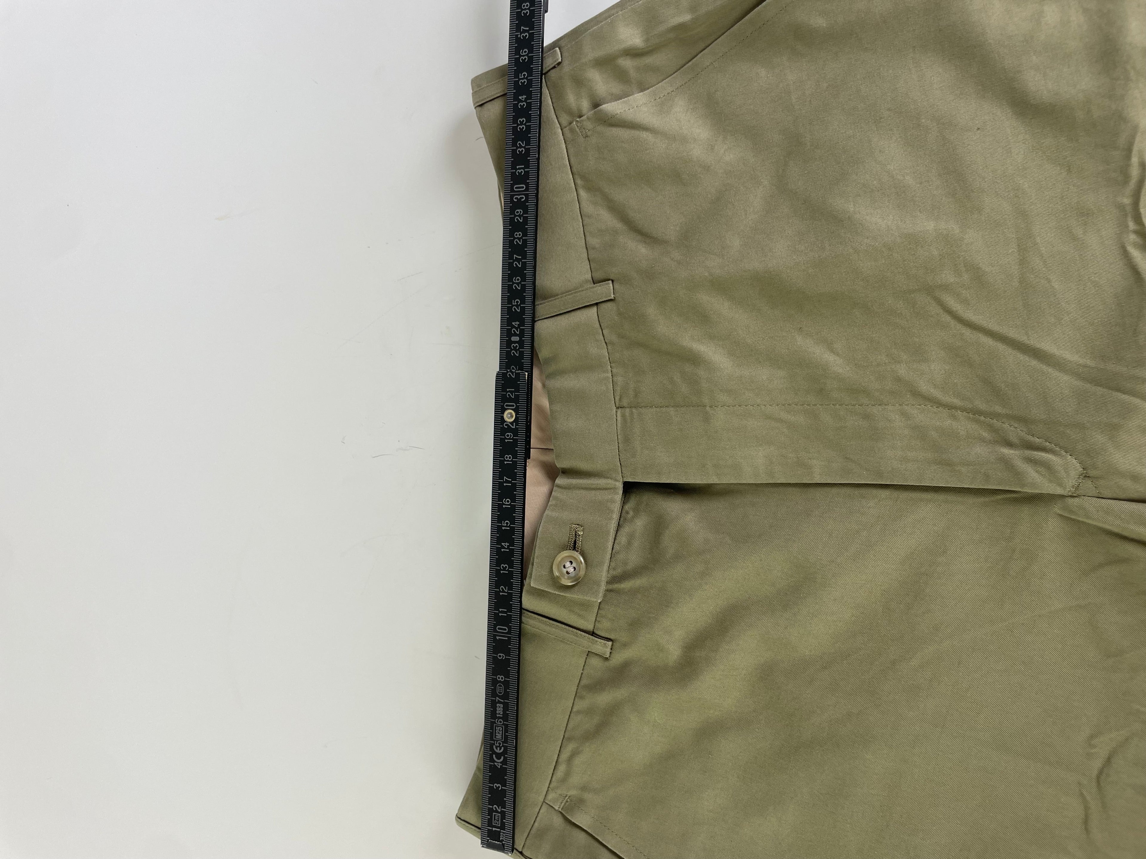 Vintage Dior Cotton Trousers Olive Green M