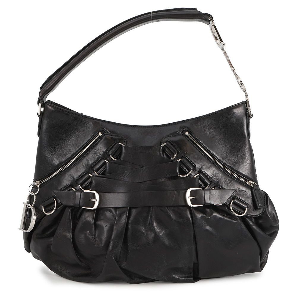 Dior Handbag Leather Black