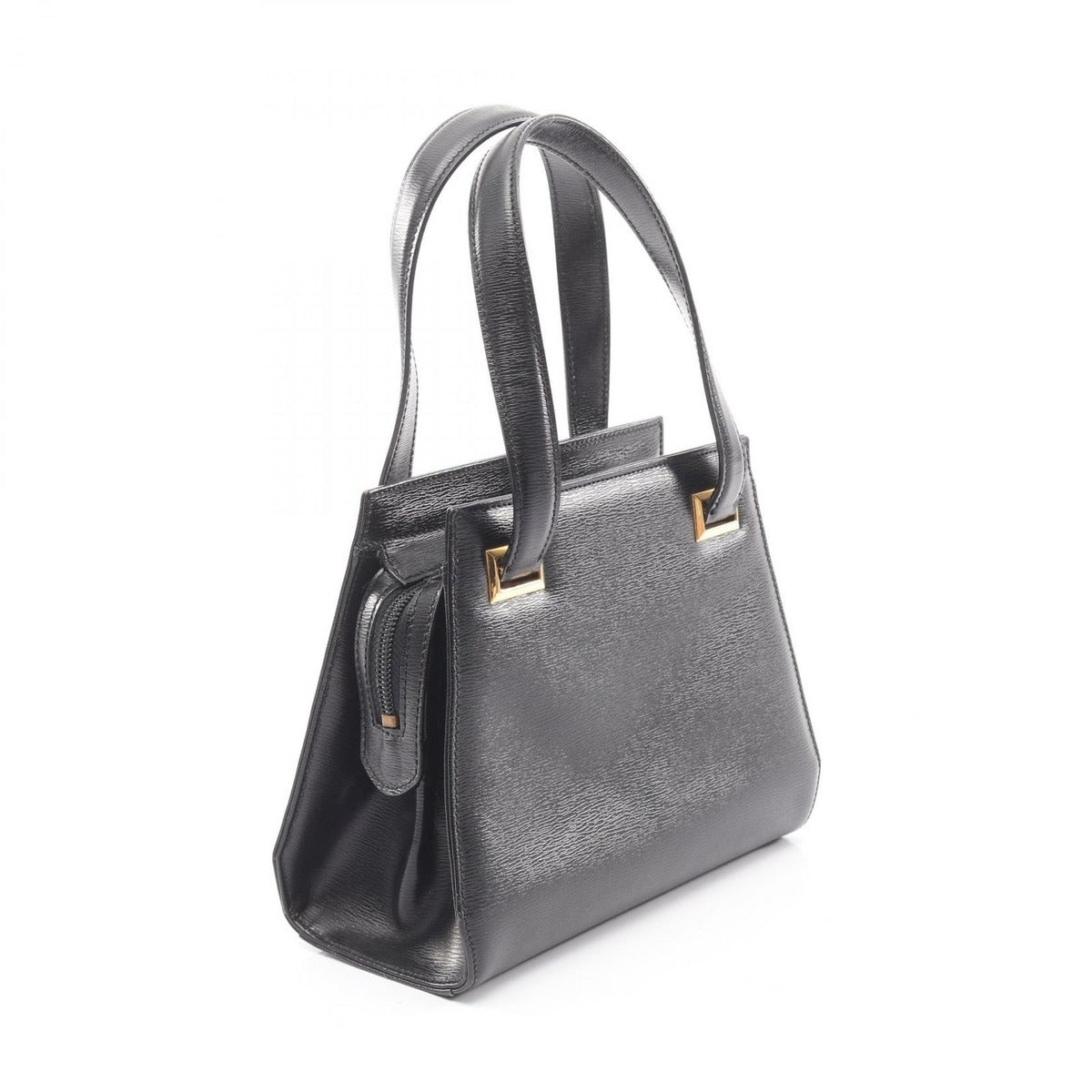 Dior Handbag CD Logo Black Leather