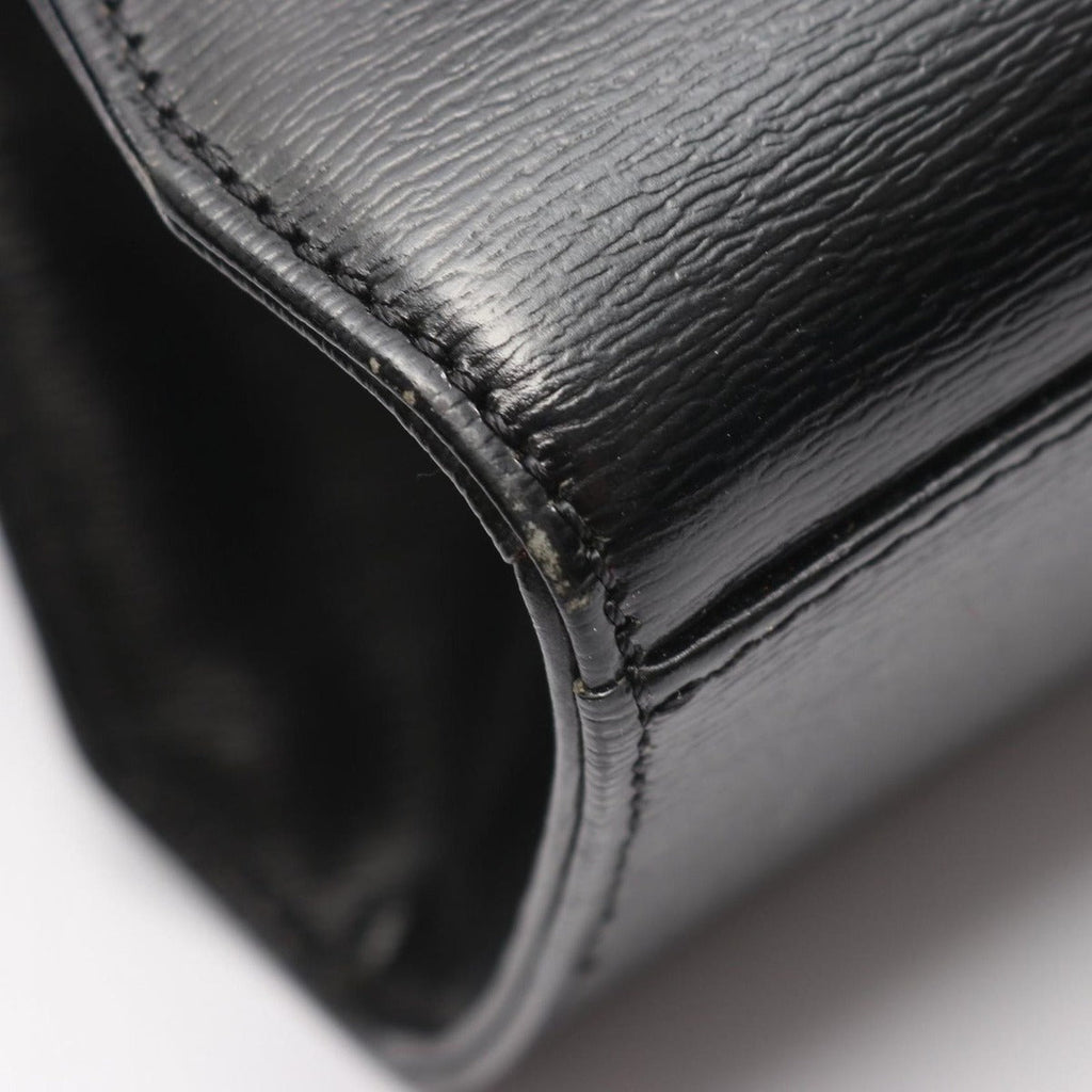 Dior Handbag CD Logo Black Leather