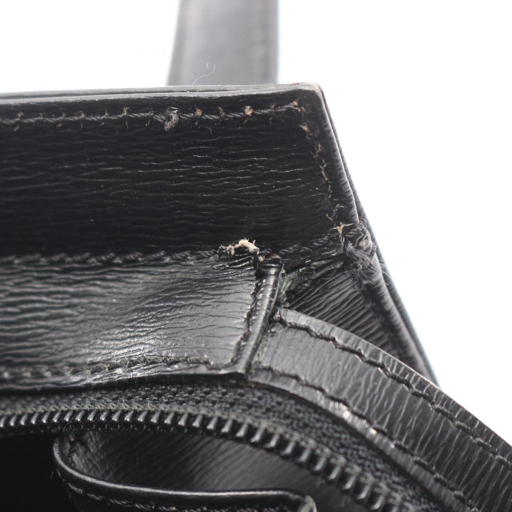Dior Handbag CD Logo Black Leather