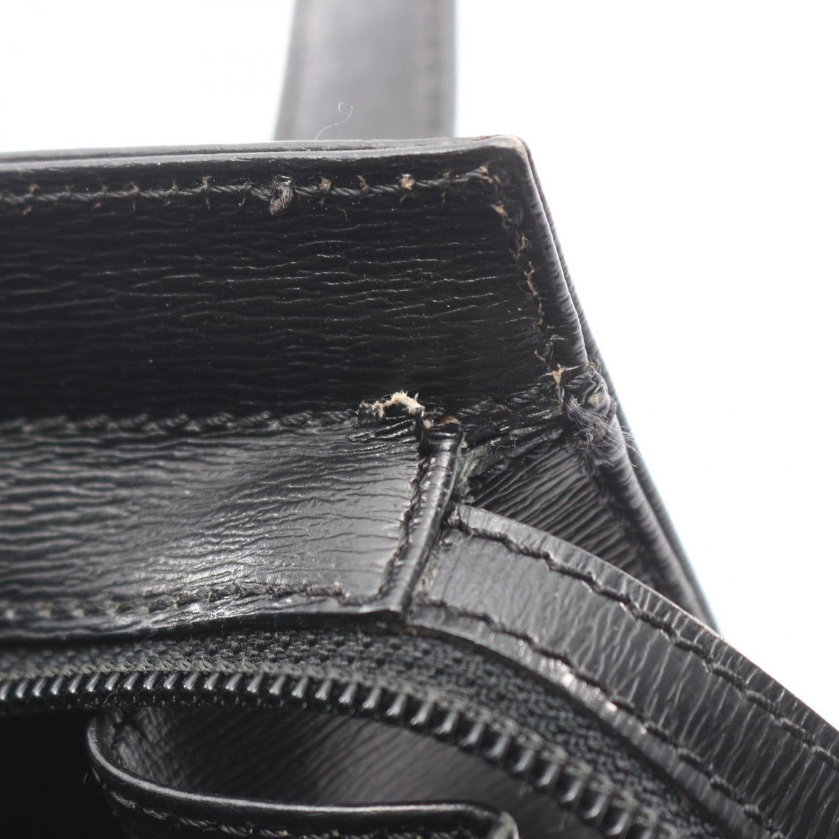 Dior Handbag CD Logo Black Leather
