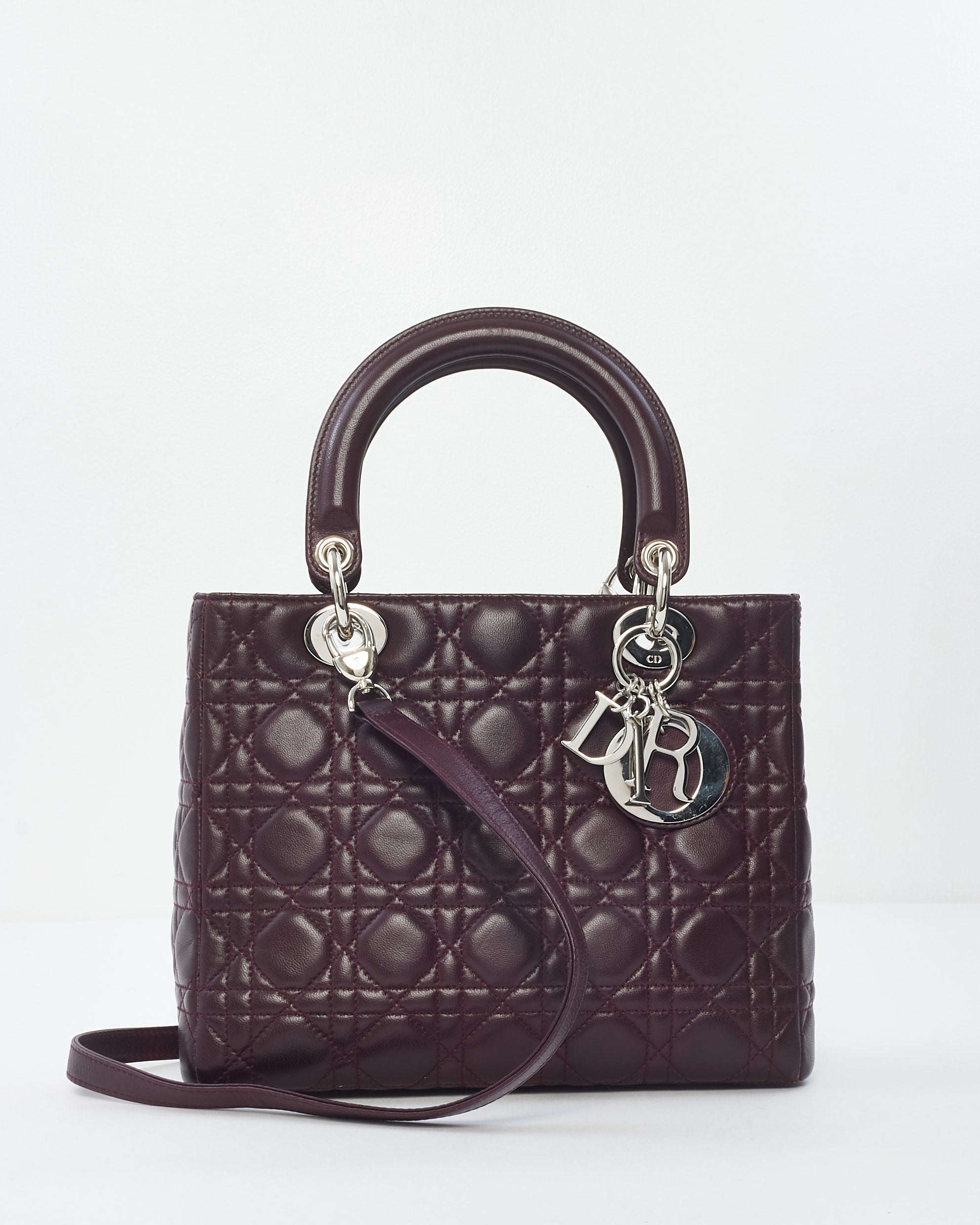 Dior Lady Dior Leather Handbag