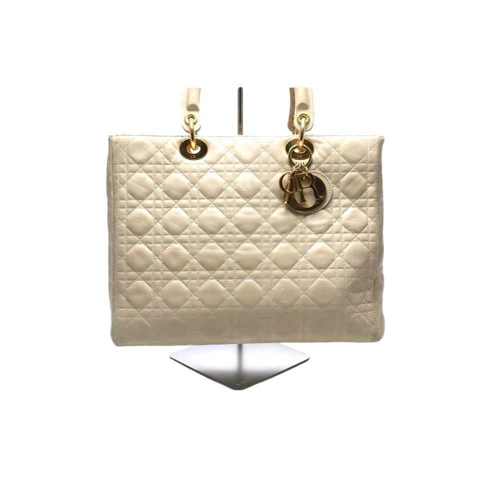 Dior Lady Cannage Leather Handbag