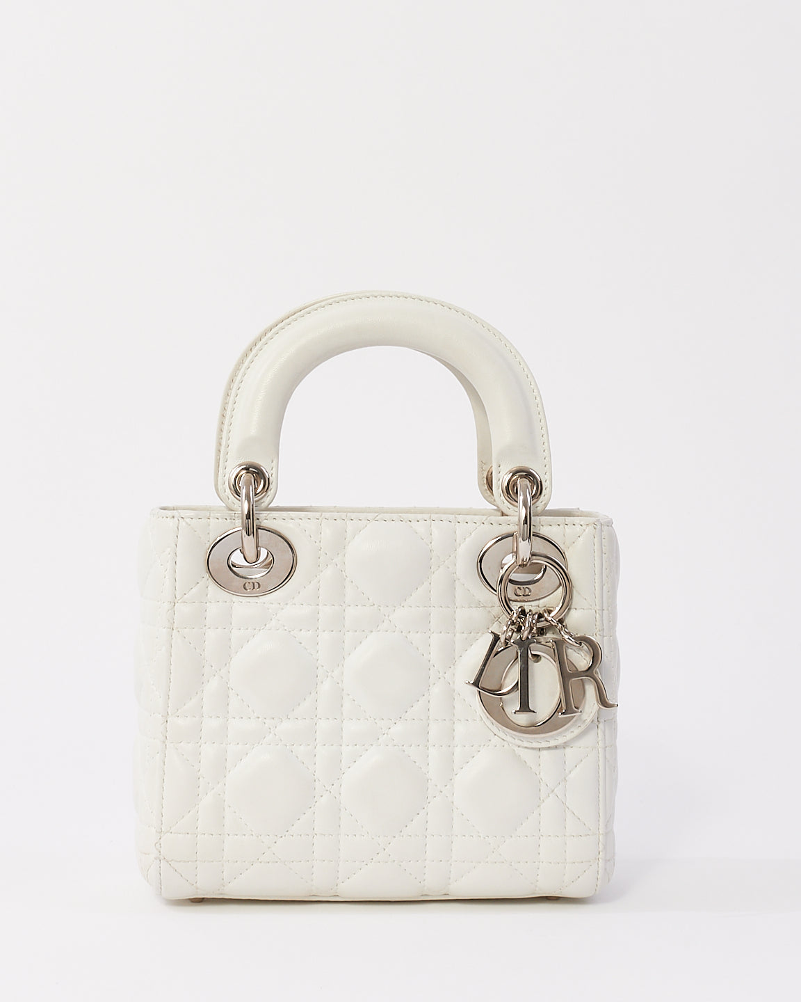 Dior Lady Dior Chain Leather Handbag