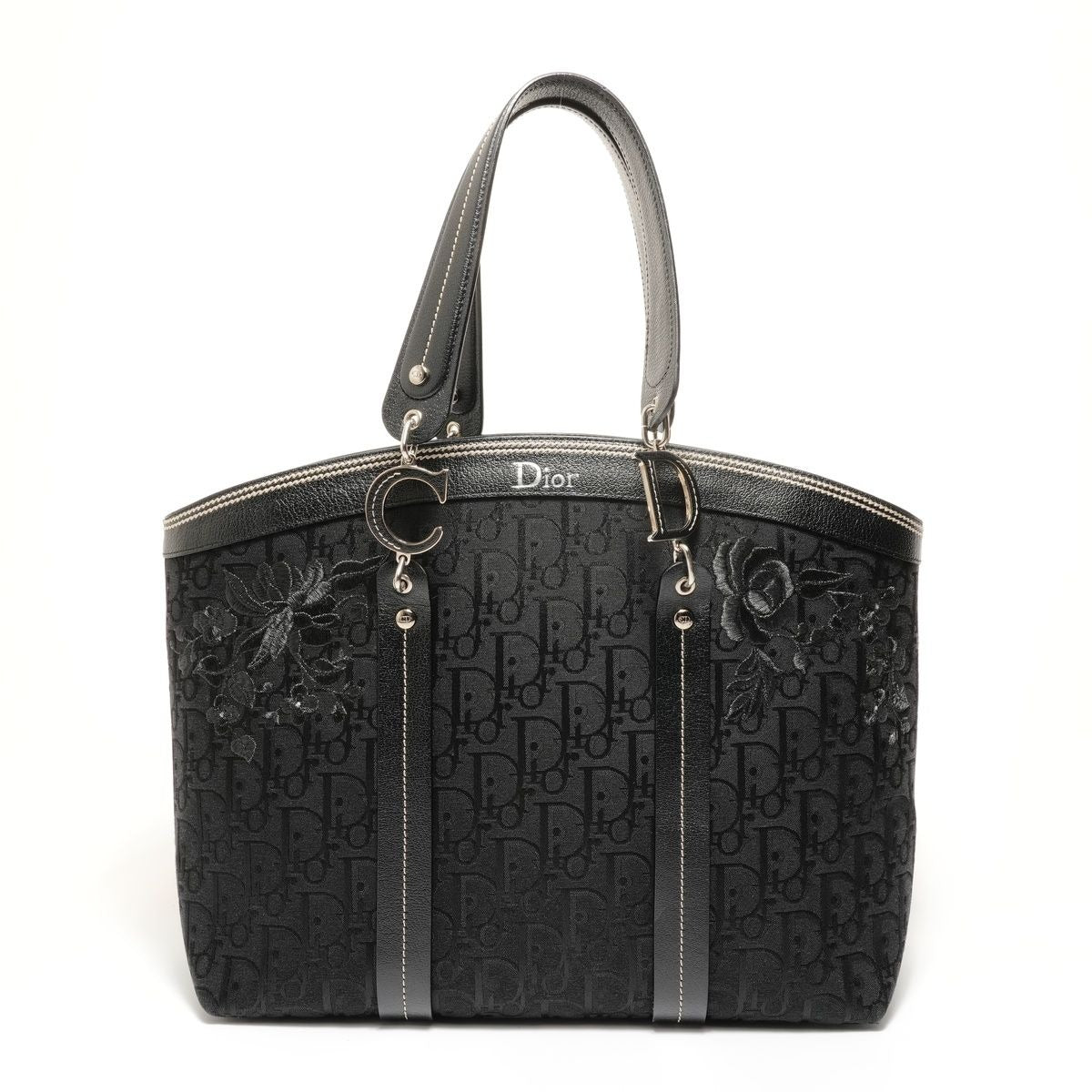 Dior Handbag Flower Trotter Canvas