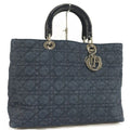 Dior Lady Handbag Denim Blue