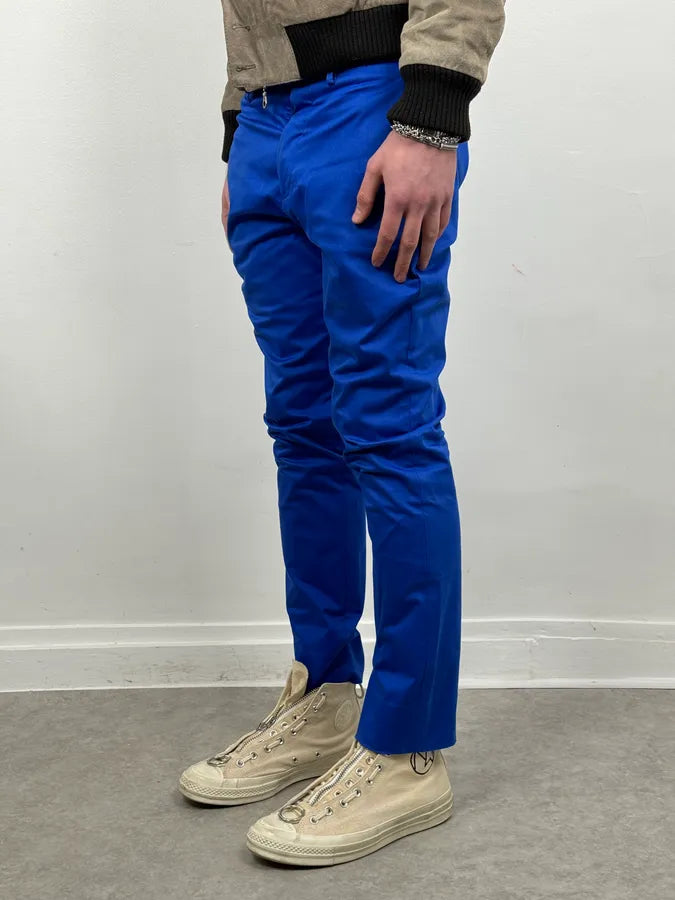 Dior Homme Blue Classy Tailored Pants by Kris Van Assche