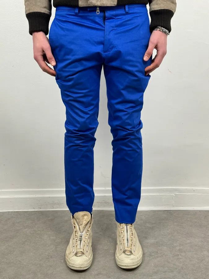 Dior Homme Blue Classy Tailored Pants by Kris Van Assche