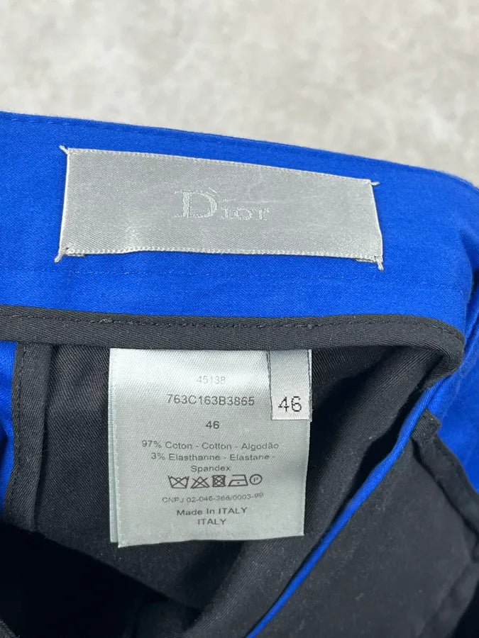 Dior Homme Blue Classy Tailored Pants by Kris Van Assche
