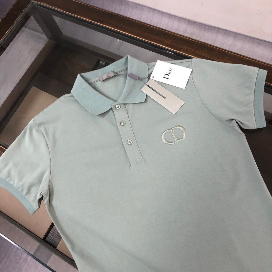 CD 26A Men Short-Sleeve Collared Polo Shirt Cotton 290803