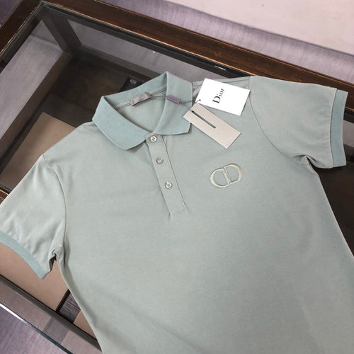 CD 26A Men Short-Sleeve Collared Polo Shirt Cotton 290803