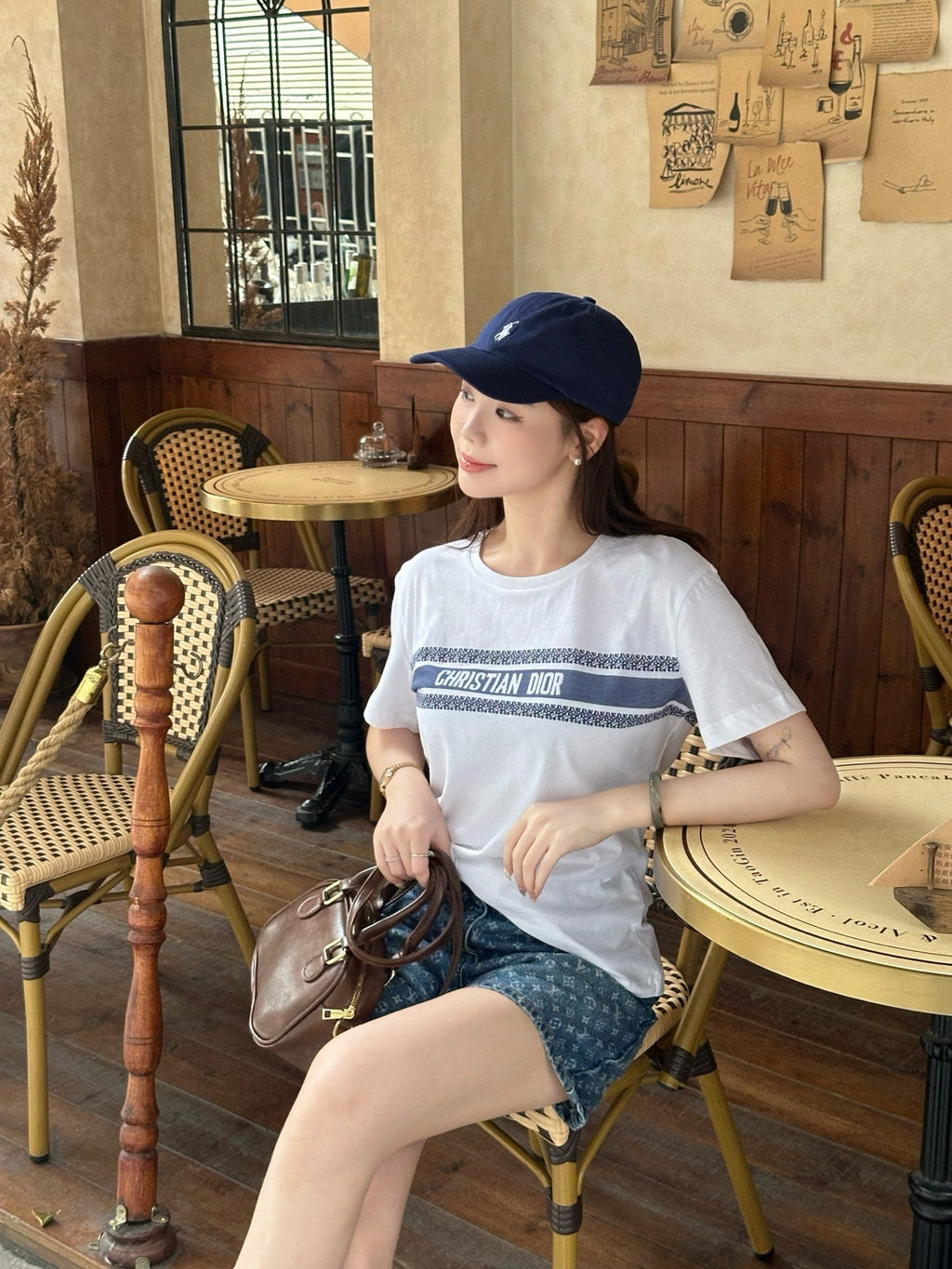 2026 Women's CD Printed Short Sleeve (DD151)