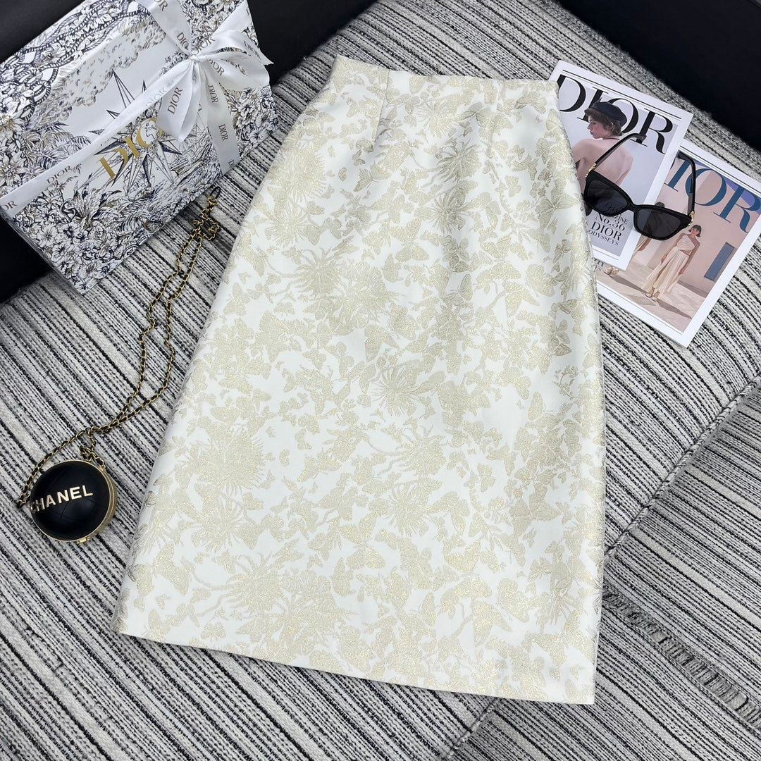 DIOR 25S MIDI JACQUARD SKIRT 793