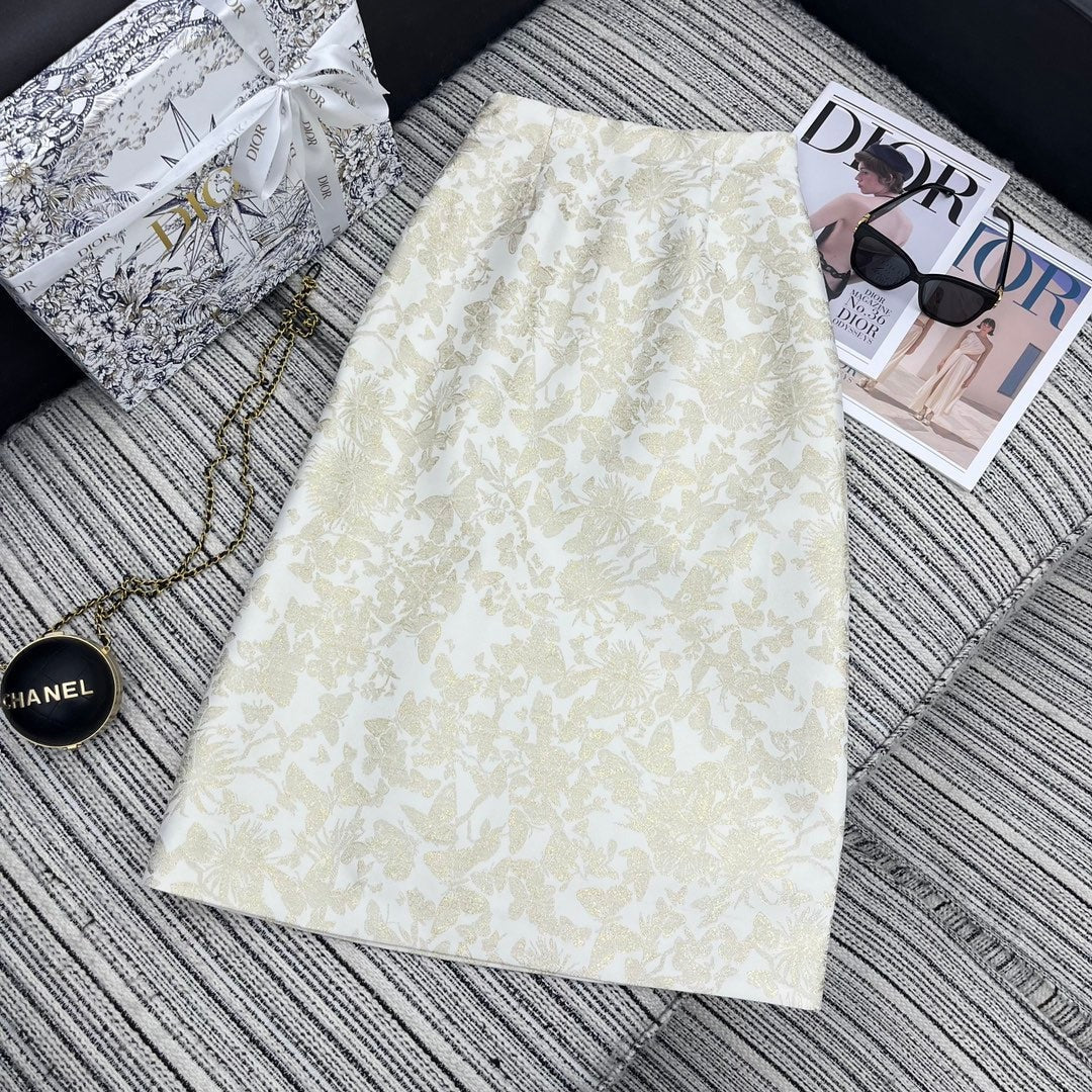 DIOR 25S MIDI JACQUARD SKIRT 793
