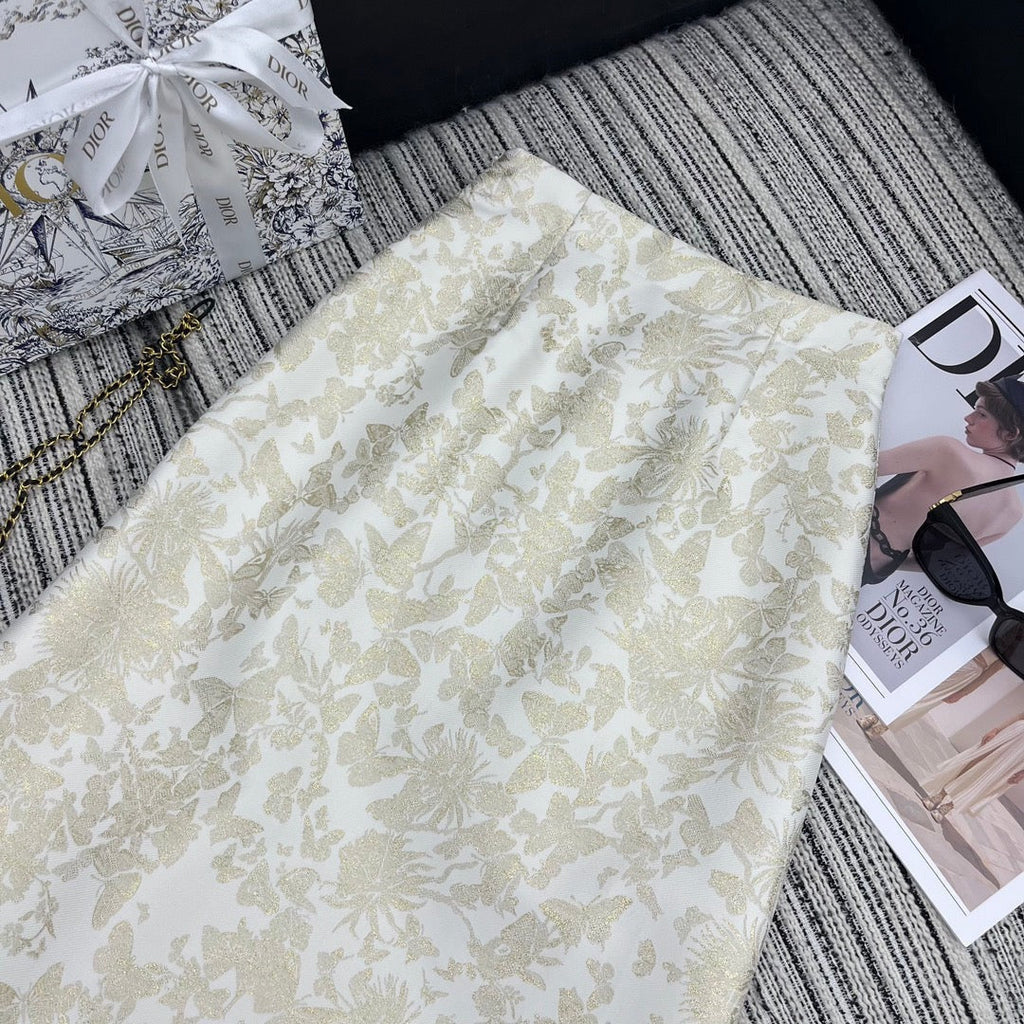 DIOR 25S MIDI JACQUARD SKIRT 793