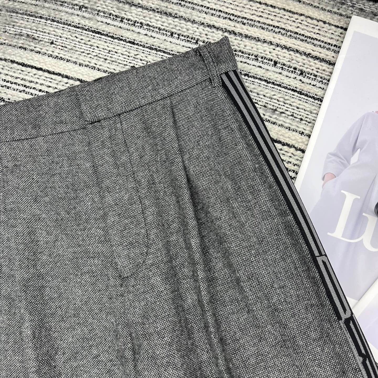 DIOR 25S STRAIGHT-LEG DRESS PANTS 801
