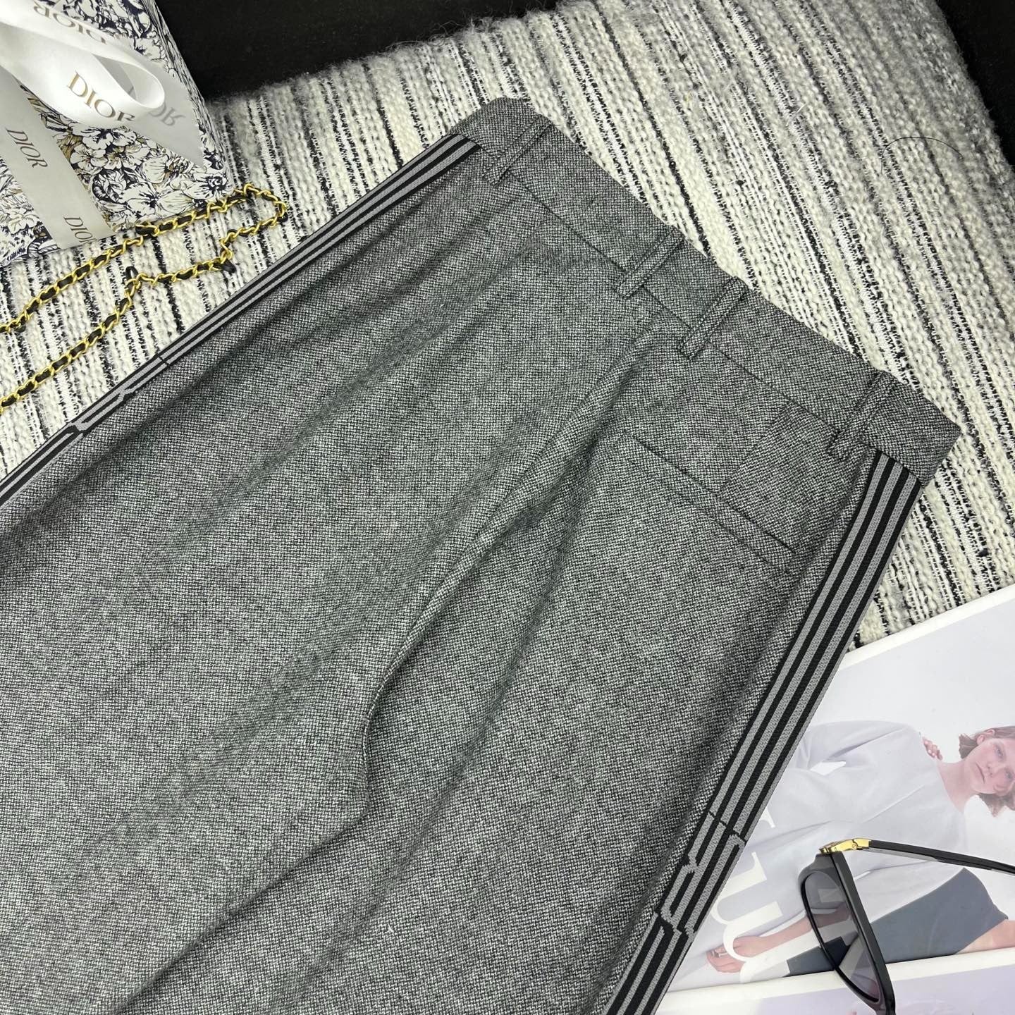 DIOR 25S STRAIGHT-LEG DRESS PANTS 801