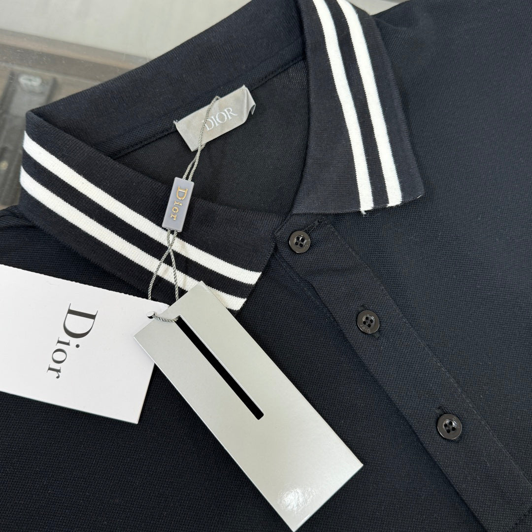 CD 26A Short-Sleeve Collared Polo Shirt Cotton 290863